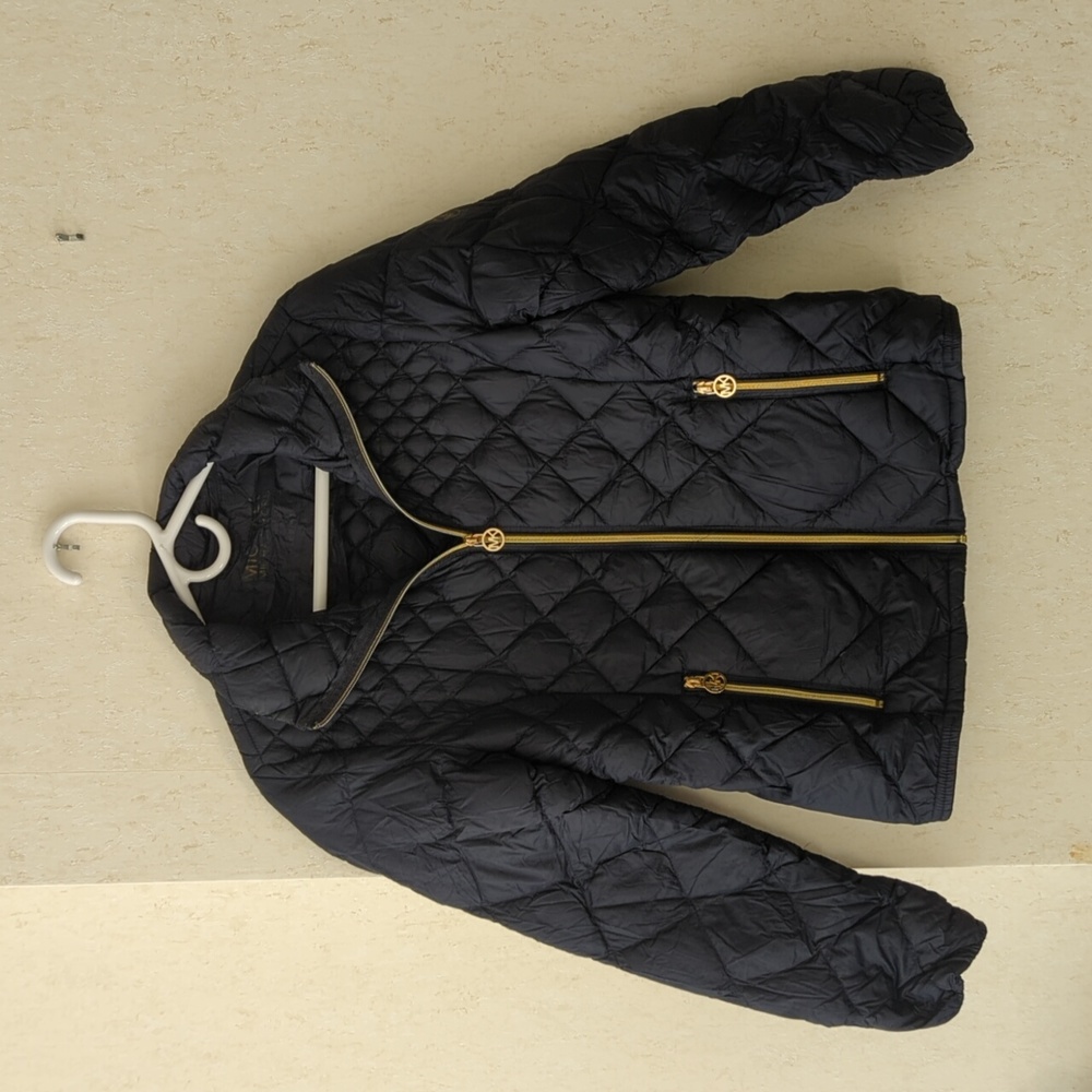 Michael Kors Lightweight Packable Jacket - Navy - Small